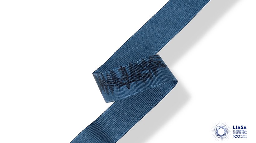 One-sided sublimated polyester taffeta ribbon